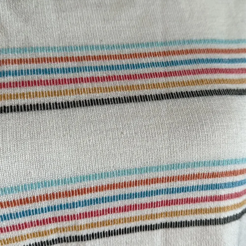 Caution To The Wind | Striped Long Sleeve Knit Top Size M